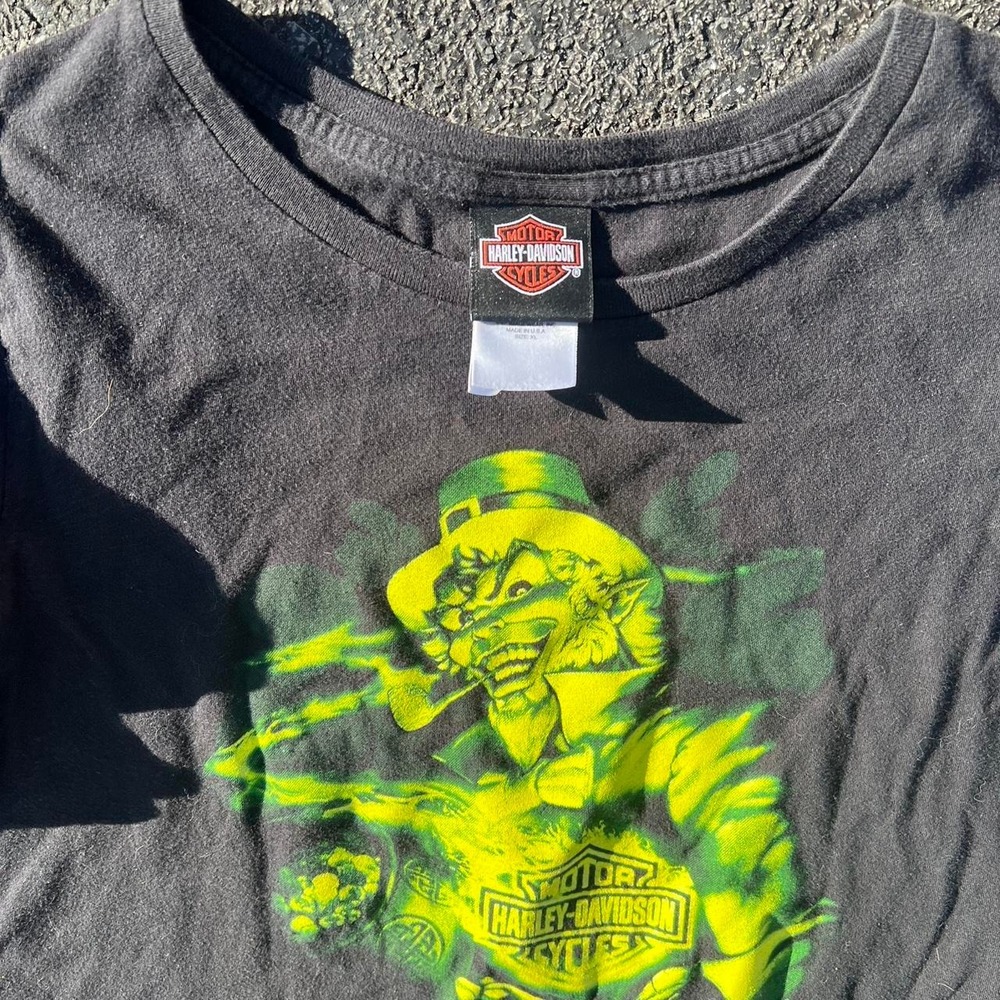 Y2K Harley Davidson Graphic Woman's shirt size XL - Picture 2 of 3